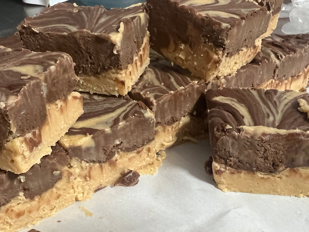 Peanut Butter Chocolate Swirl Fudge from The Fudge Pub