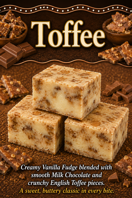 Toffee Fudge | Rich Buttery Gourmet Fudge