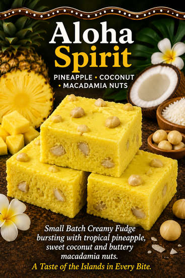 Pineapple Coconut Macadamia Fudge from The Fudge Pub