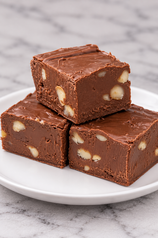 Chocolate Macadamia Nut Fudge