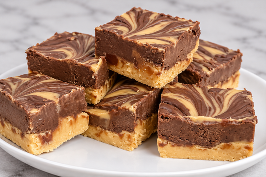 Peanut Butter Chocolate Swirl Fudge | Creamy Gourmet Fudge